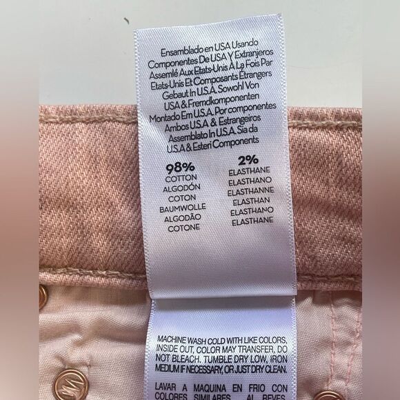 MOTHER Superior The Insider Hover jeans Peach Parfait NWT.  24 - Picture 10 of 10